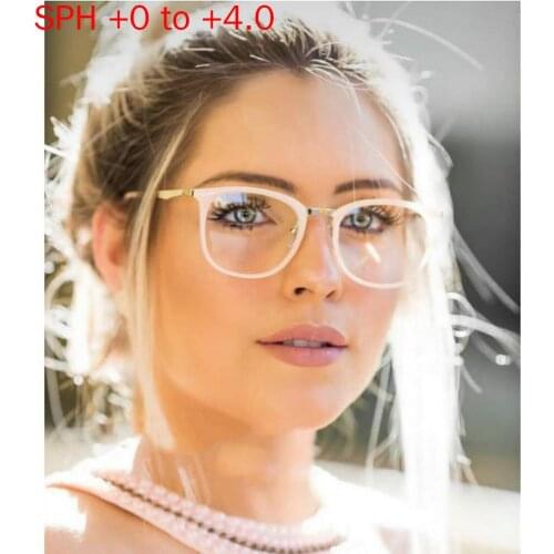 MINCL/ 2020 New Design Fashion Cat Outdoor Photochromic Reading Glasses women with diopter Presbyopia Hyperopia Glasses NX