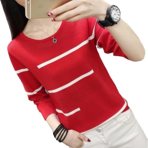 Autumn Women Knitted Pullover Tops Lady Casual Fashion O-neck hollow Long Sleeve Pullover Knit Sweater Female 2021 New LU2115