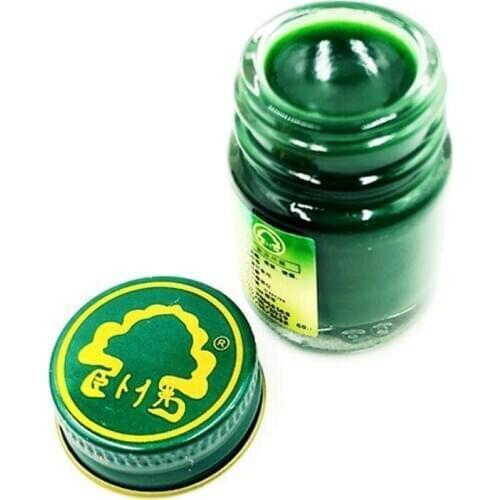 Thailand Green Herbal Cream Relieving Rheumatism Headache Ointment Bites Mosquito Plaster Refresh Anti Itching Cold Cough O C4T4