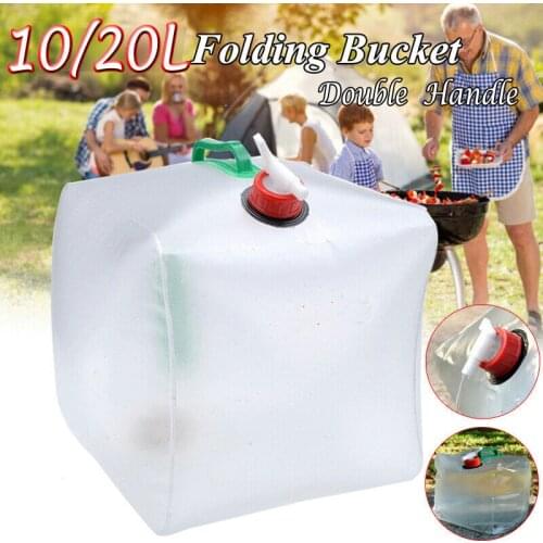 Outdoor Water Bag Foldable Portable Drinking Camping Cooking Picnic BBQ Water Container Bag Carrier Car Water Tank High Capacity