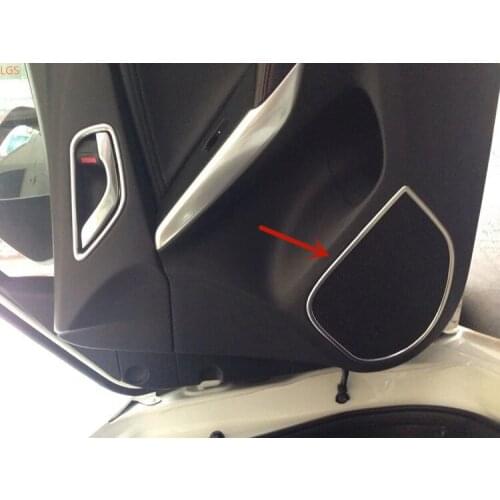 For Mazda 6 ATENZA 2014-2016 High-quality ABS Chrome car door horn decorative frame protection car accessories