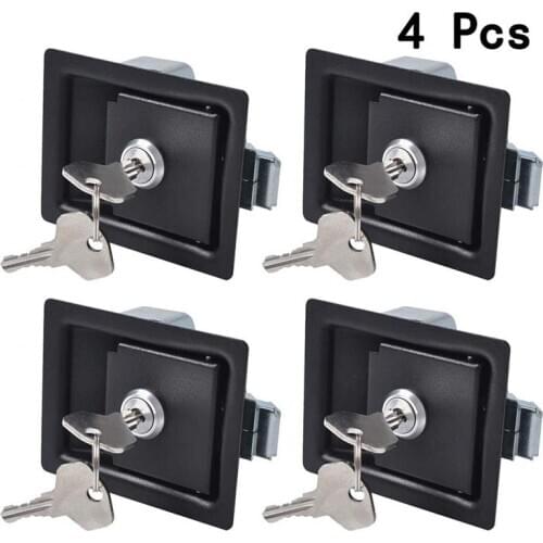 2/4set Trailer Tool Box Locks Anti-Theft Paddle Handle Locks Deadbolt Caravan Trailer Accessories For Car Truck RV
