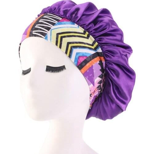 Women Satin Headscarf Sleeping Bonnet Hair Wrap Cap Hat Headband Headwear