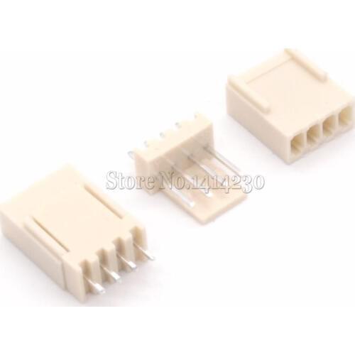 100sets/lot KF2510 4Pin,Pitch:2.54MM/0.1inch, Pin Header + Housing, KF2510-4P
