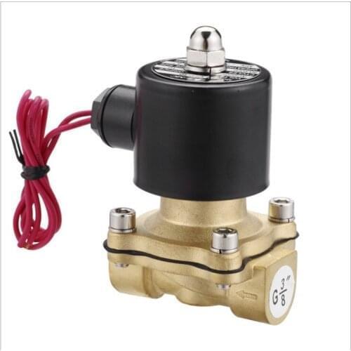 2 inch Solenoid Valve water Brass 2 Way Valve Oil Gas Valves DC12V DC24V AC110V or AC220V 2W500-50