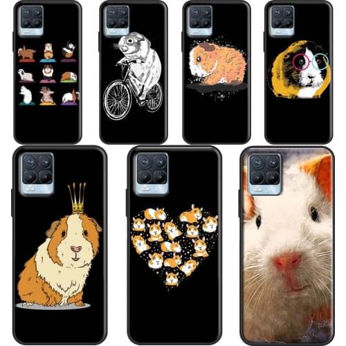 Funny Guinea Pig For OPPO Realme 8 Pro Q3 6 7 Pro GT Neo C3 C21 Case For OnePlus 9 8 Pro Nord 8T 9R Cover