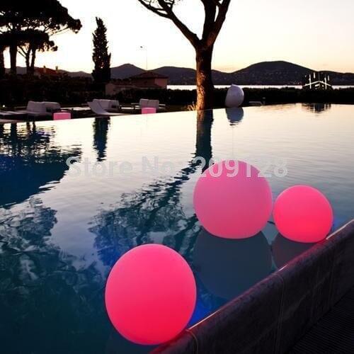 DHL free shipping 20cm colorful led ball lights for party decoration or water pool and clube ect