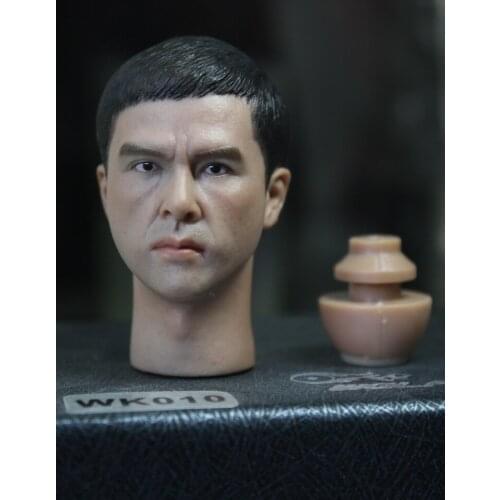 [ESTARTEK] Wolfking 1/6 WK010 Chinnese Kung Fu Star Donnie Yen Head Sculpt for 12" Collectible Action Figure DIY