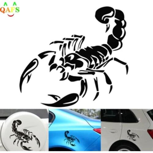 Small Car Reflective Scorpion Sticker Hood Spare Tire Car Sticker