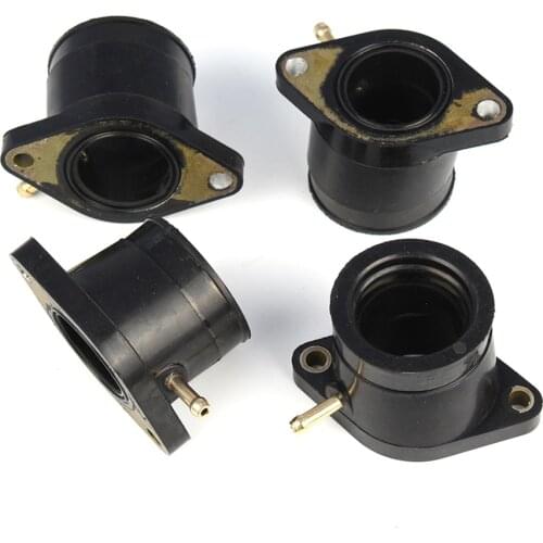 Motorcycle Carburetor Interface Adapter Intake Manifold Rubber Boot Joint Carb Holder For Yamaha XJ650 XJ750 4Pcs/Set