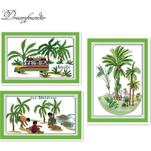 An overlooking Eagle cross stitch kit aida 14ct 11ct count printed canvas stitches embroidery DIY handmade needlework