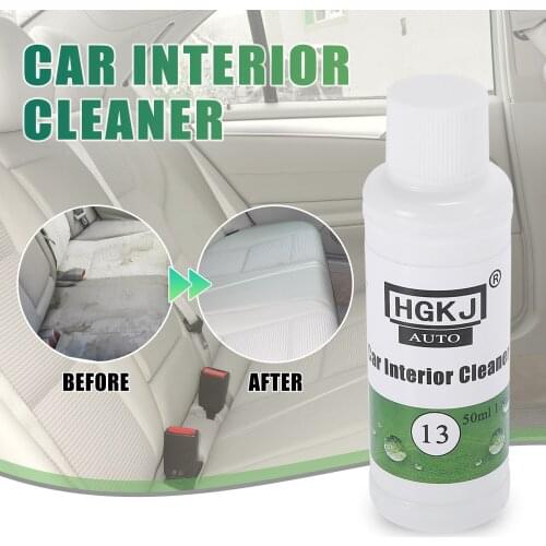 Uxcell 50ml Car Care Car Interior Cleaner Car Leather Seat Surface Cleaning Auto Interior Body Plastic Foam Cleaner