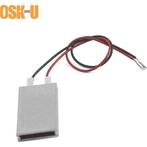OSKIU 35x20x5mm 12V PTC Heating Element 60 Celsius Degree Constant Temperature PTC Heater Plate Wattage 2-4W Heater Element