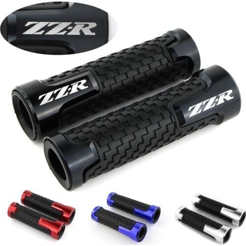 Fit For Kawasaki ZZR400 ZZR600 ZZR1400 ZZR1200 Motorcycle CNC Aluminum and Rubber Handle Bar Grip Handle Bar ZZR 400