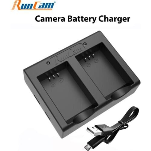 RunCam HD Camera Battery Charger DUAL Battery CHARGER 5V~2A for RunCam2-4K/Scopecam lite/ Scopecam 4K Airsoft Charger