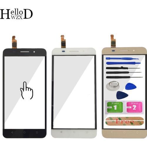 4X Touch Screen For Huawei Honor 4X Touch Glass Digitizer Panel Touchscreen Front Glass Lens Sensor Flex Cable Free Adhesive