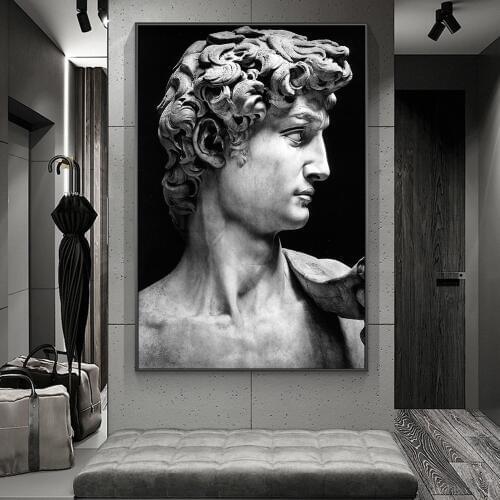 Sculpture of David Canvas Paintings on the Wall Art Posters And Prints Nordic Art Wall Decorative Canvas Picture For Living Room