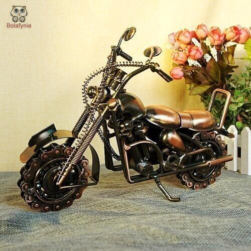 BOLAFYNIA Extra large domineering chain motorcycle model toy children baby toy for Christmas birthday gift Craft decoration