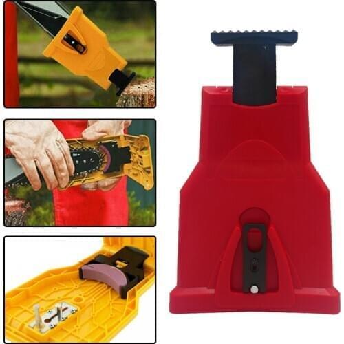 Chainsaw Teeth Sharpener Sharpens Mount Chain Saw Blade Fast Grinding Self Grinder Sharpening Tools 4 Color Woodworking Tools