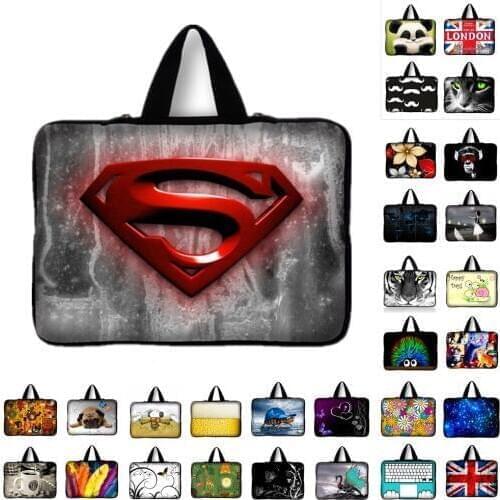Waterproof 7 9.7 10 12 11.6 13 13.3 Notebook Sleeve 14 14.4 15 15.4 15.6 17 17.3 inch Laptop Bag Case Cover With handle #D