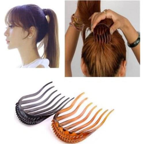 1Pc New Fashion Women Girl Hair Styling Clip Stick Bun Maker Braid Tool Hair Accessories Korean Style
