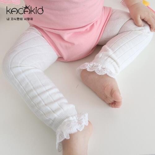 KACAKID Baby Girl Tight Pantyhose Sweet Lace Patch Kids Children Baby Girl Tight Pantyhose Cotton Comfort Baby Gril Tight Ka1218