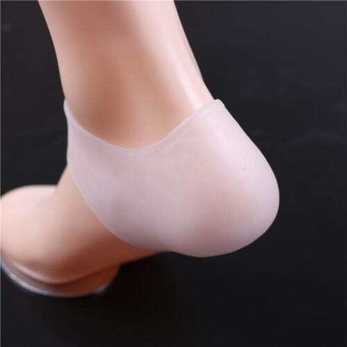 Foot Skin Care Protectors Silicone Feet Care Socks Moisturizing Gel Heel Socks With Hole Cracked