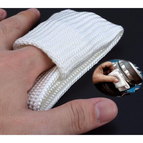 1pc Breathable TIG Finger Heat Shield Cover Guard Weld Welding Gloves Heat Protection For Industrial Welders