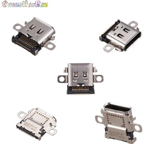 10pcs Original New USB Type-C Charging Socket Port Power Connector for NS Nintend switch Console