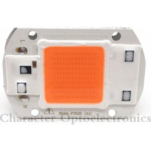 10pcs AC220V 110V real full spectrum 380-840nm indoor instead sunlight actual Power 30W DIY led grow light chip