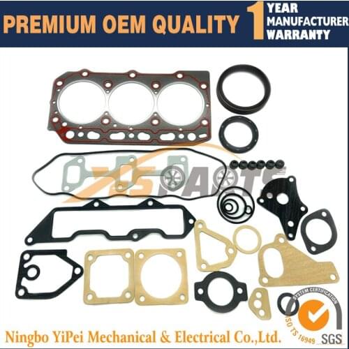 3TNE88 Full gasket set with cylinder head gasket For Yanmar engine parts