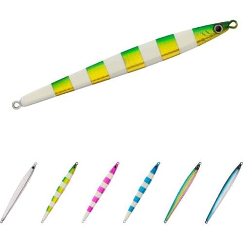 5pcs/lot 80g Metal Slow Jigging Lure Lead Boat Fishing Lures Artificial Cast Bait Ocean Spoon Bass Sinking Hard Bait