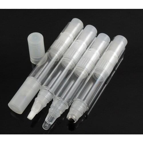 6.5ml DIY Transparent Press Liquid Foundation Bottle Lotion Bottle Empty Lip Gloss Roll on Bottles Makeup Refillable Tubes