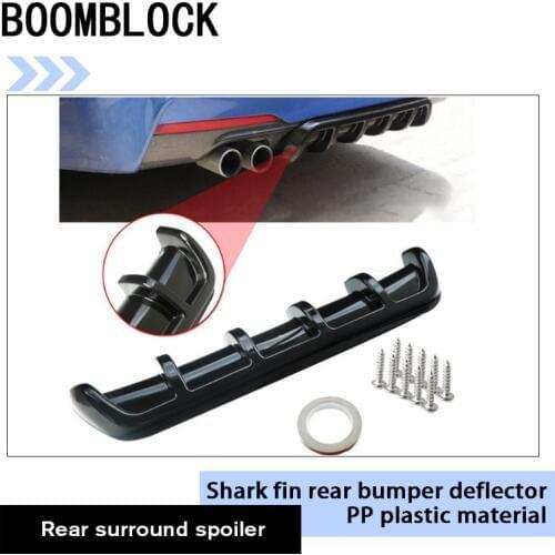 Auto Car Rear Bumper Chassis Shark Deflector Stickers For Peugeot 308 206 307 207 407 Citroen C5 C3 Opel Astra j h Accessories