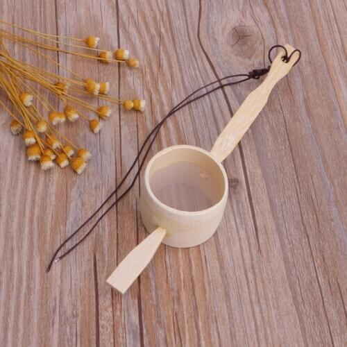 Bamboo Tea Strainer Infuser Kitchen Filter Mesh Handy Handmade Colander B85C