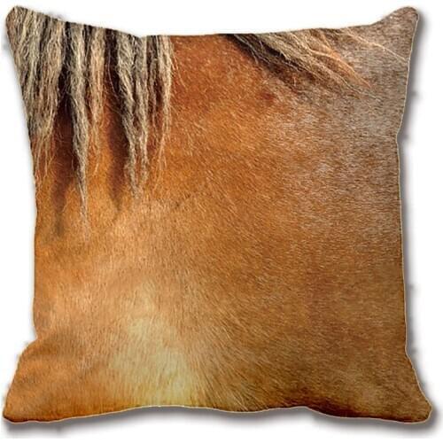 Horse Hide And Main Abstract Throw Pillow Decorative Cushion Cover Pillow Case Customize Gift By Lvsure For Sofa Seat Pillowcase