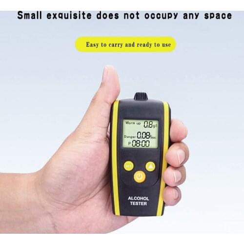 LAMJAD Digital Breath Alcohol Tester LCD Breathalyzer Parking Detector car Gadget with Backlight Driving Essentials