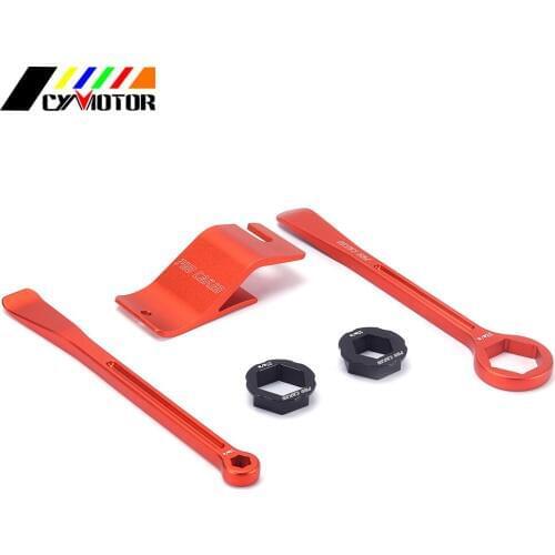 Motorcycle Bead Change Holder Natallation Spanner Tool And Tire Lever For KTM EXC EXCF XC XCF XCW XCFW MX EGS SX SXF SXS