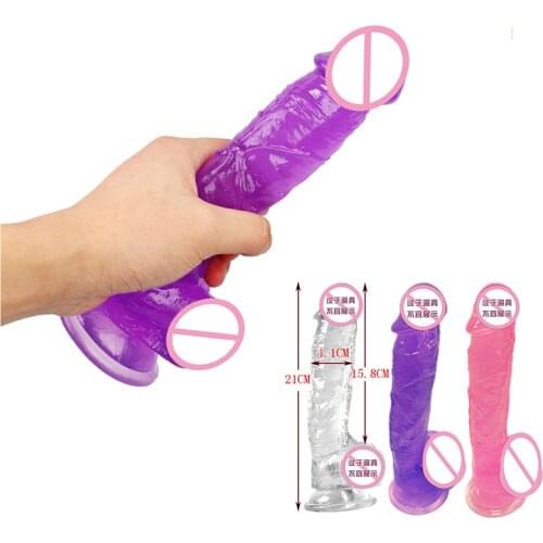 Dildo Realistic Gode Enorme Female Toys 7/8 Inch Huge Silicone Penis Juguetes Sexuales Para La Mujer Penis Realistico Consolador