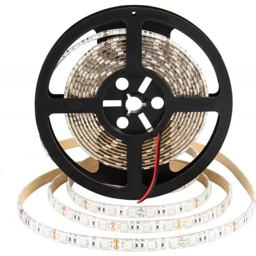 High quality 5M/Roll RGB Warm Cool White Red Green Blue Yellow Flexible 5050 Waterproof LED Strip Lighs 300LEDs 60LEDs/M