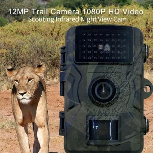 DL001 Outdoor Hunting Camera 1080P Wild Animal Detector Trail Camera Waterproof Monitoring Infrared Heat Sensor Night Vision
