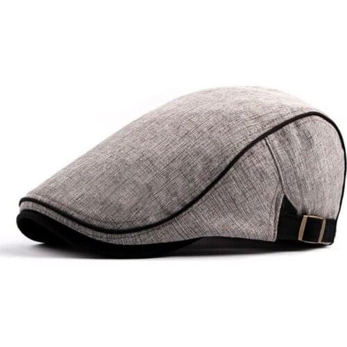 CEQING042 Summer men casual berets caps New summer breathable trucker caps Newsboy cap Unisex women Cotton Octagonal cap