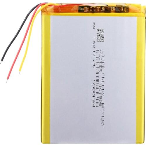 3 line 407595 polymer lithium battery 7,8,9 inch tablet PC lithiumion 'With High Quality 407595 3.7V 5500MAH tablet battery