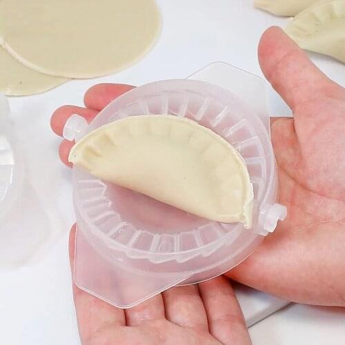 3pcs Multifunction Plastic Dumpling Mould Press Pasty Maker Mold Jiaozi Maker Pie Ravioli Mould Cooking Pastry Cutter Stocked
