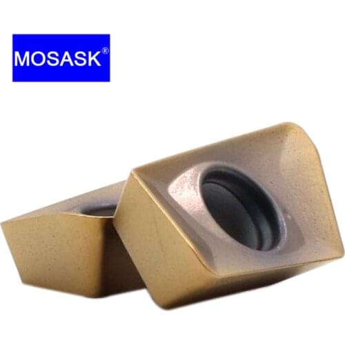 MOSASK 10PCS JDMT 0702 1003 1505 08 CNC Lateh Right Angle End Mill Finishing ASM Cutter Milling Carbide Inserts