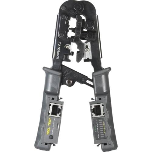 New 2 In 1 Multitool Wire Crimp Crimping Tool Testing Pliers Wire Stripper RJ11 RJ12 RJ45 Cable Crimper Wire Cutter Tester