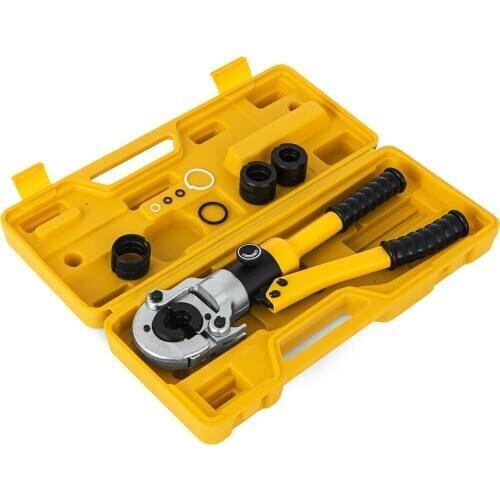 TH 16-32mm profile pipe crimping press 12 tons crimping tool contour pipe tube crimper Crimping Press Pliers for composite pipe