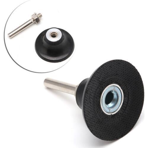 OOTDTY 2" Sanding Discs Holder & 1/4'' Shank For Rotary 3M Roloc Discs Pad New