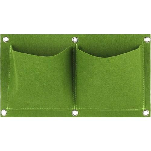 Plant Planting Bag Vertical Wall Hanging Balcony Greening Flower Growth Tree Planting Bag Square Wall Multi-port Planting Bag