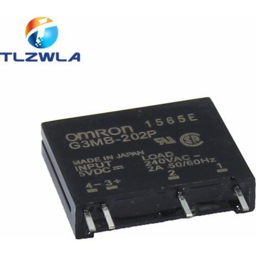 1Pcs 5V 12V 24V DC-AC Solid State Relay Module G3MB-202P G3MB 202P PCB SIP SSR AC 240V 2A Snubber Circuit Resistor Relay Switch